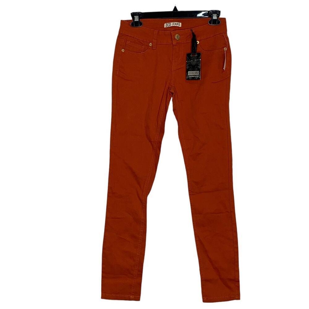 ZCO Pants Juniors NWT Low Rise 5 Working Pockets Rusty Orange Size 5